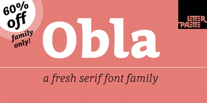 Obla font preview