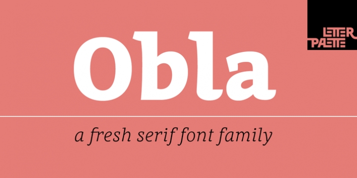 Obla font preview