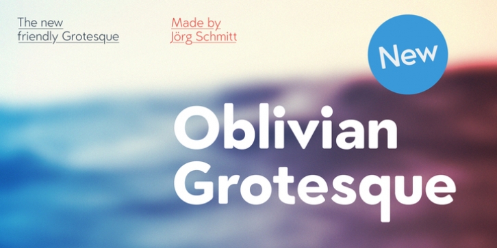 Oblivian Grotesque font preview