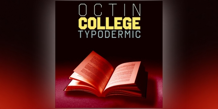 Octin College font preview