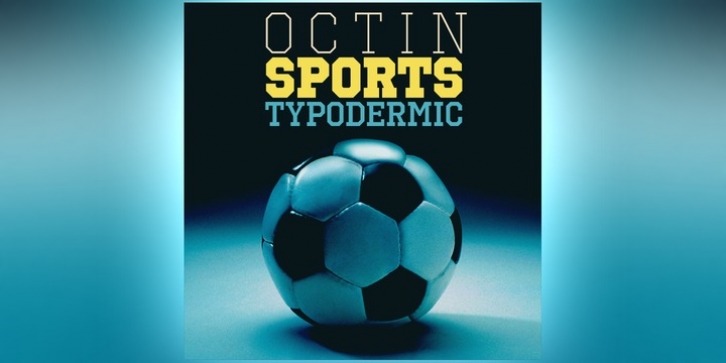 Octin Sports font preview