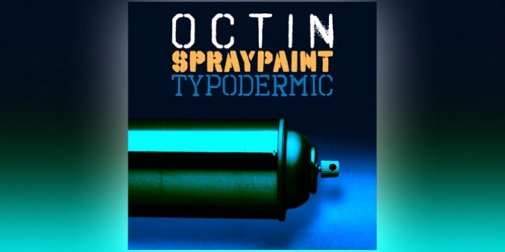 Octin Spraypaint font preview