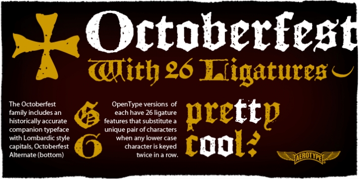 Octoberfest font preview
