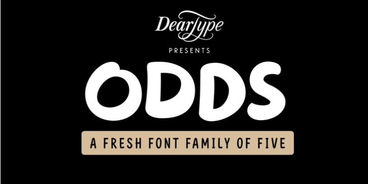 Odds font preview