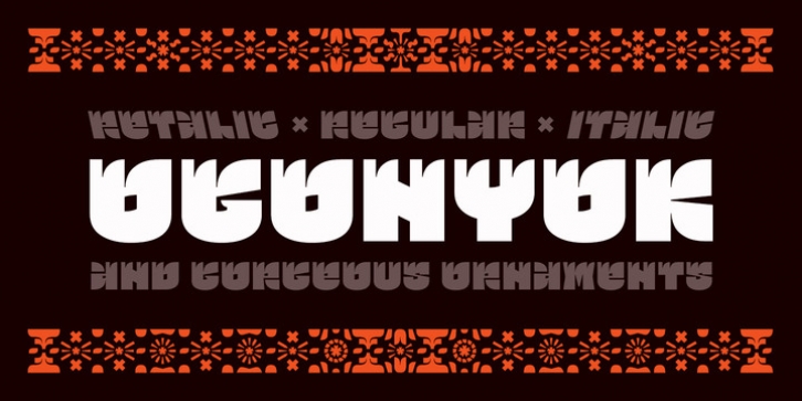 Ogonyok font preview