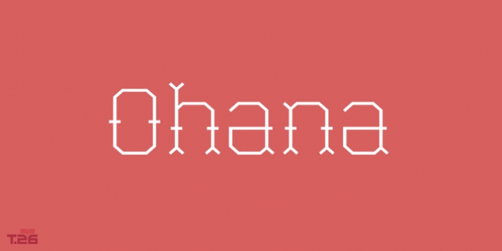 Ohana font preview