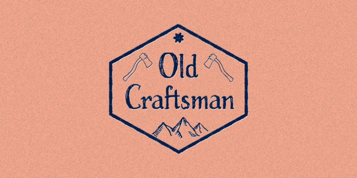 Old Craftsman font preview