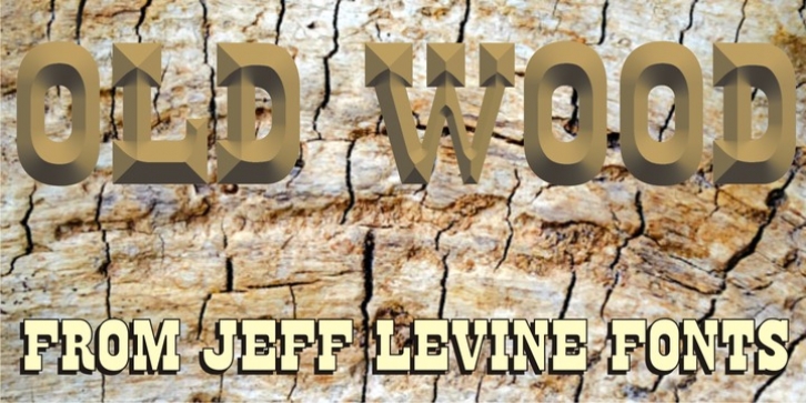 Old Wood JNL font preview