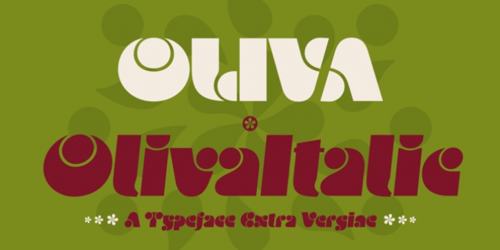 Oliva font preview