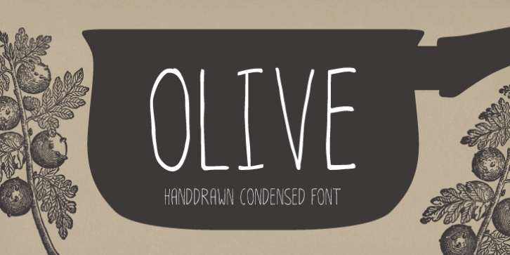 Olive font preview