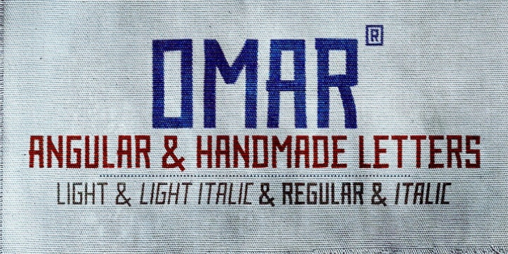 Omar font preview