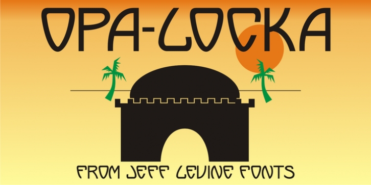 Opa-locka JNL font preview