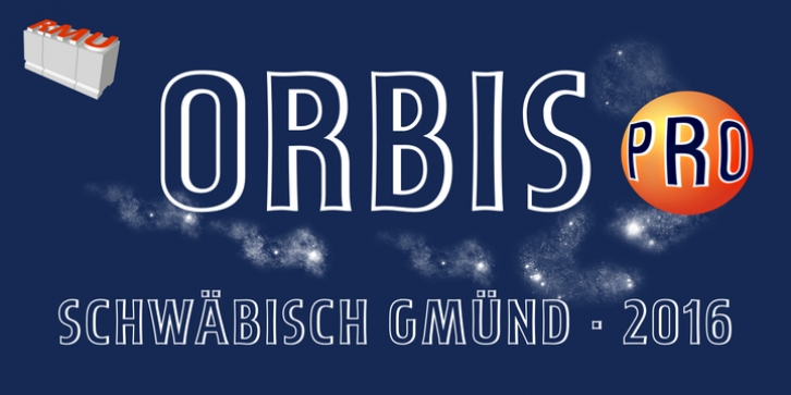 Orbis Pro font preview