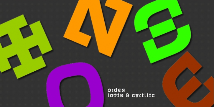 Orden font preview