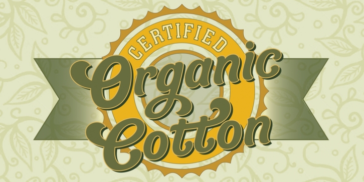 Organic Cotton font preview