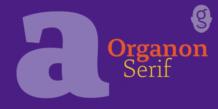 Organon Serif font preview