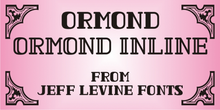 Ormond JNL font preview