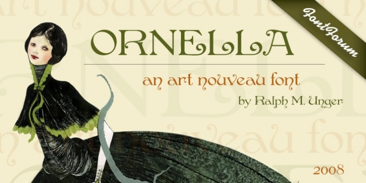 Ornella font preview