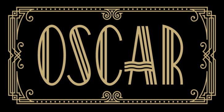 Oscar font preview