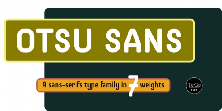 Otsu Sans font preview