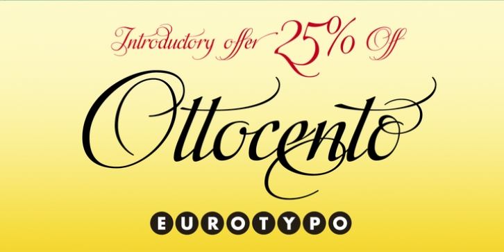 Ottocento font preview