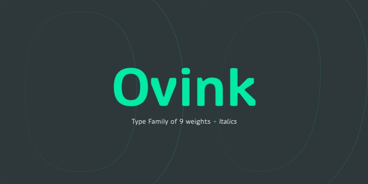 Ovink font preview