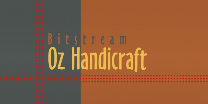 Oz Handicraft BT font preview