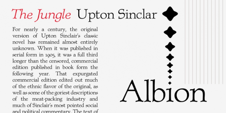 P22 Albion font preview