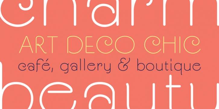 P22 Art Deco font preview