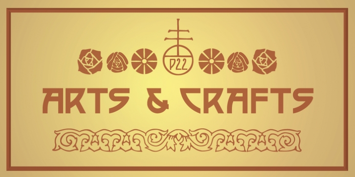 P22 Arts and Crafts FONT Download