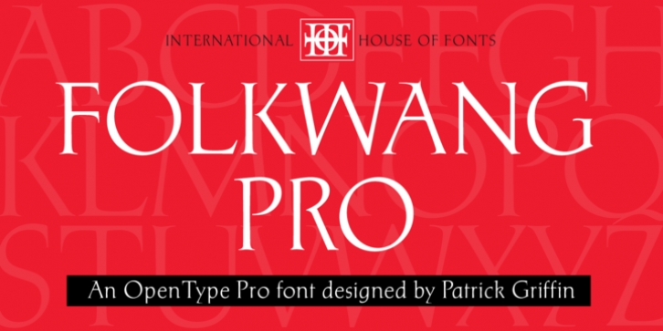 P22 Folkwang Pro font preview