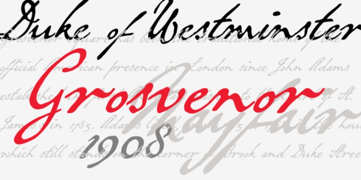 P22 Grosvenor font preview