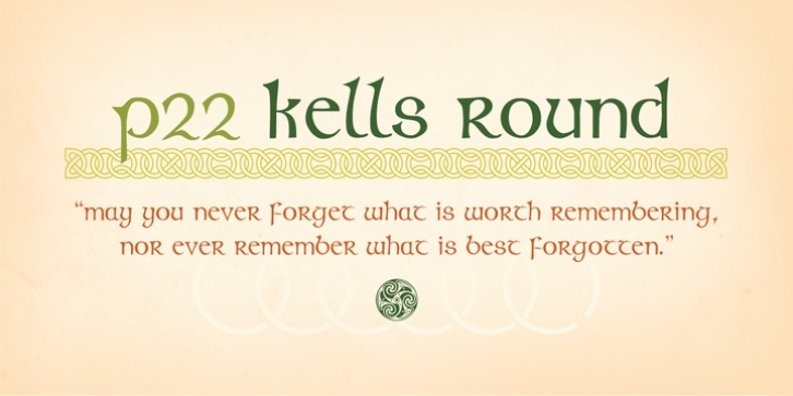 P22 Kells font preview