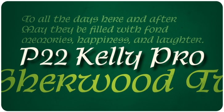 P22 Kelly font preview