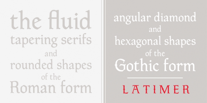 P22 Latimer font preview