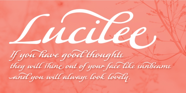 P22 Lucilee font preview