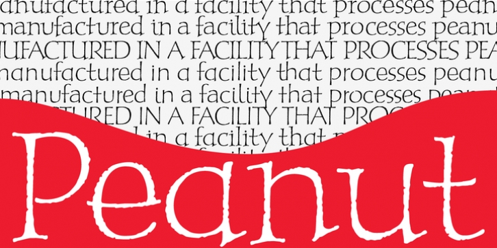 P22 Peanut Pro font preview