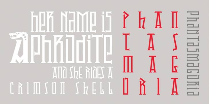 P22 Phantasmagoria font preview