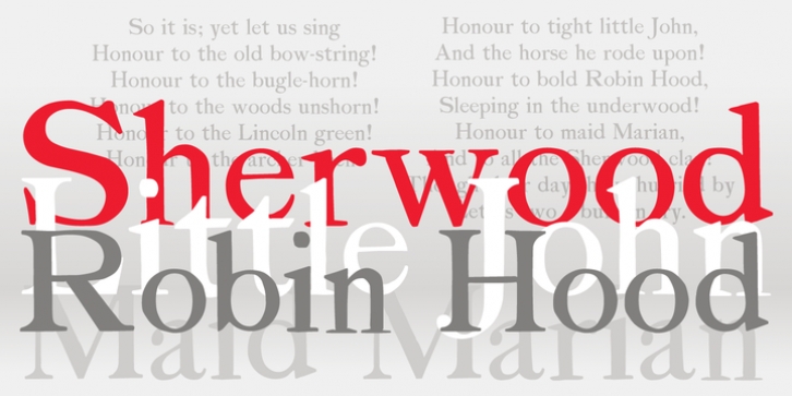 P22 Sherwood font preview