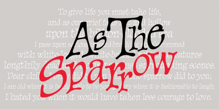 P22 Sparrow font preview