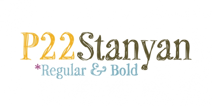 P22 Stanyan font preview