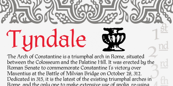P22 Tyndale font preview