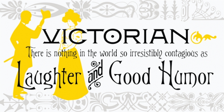 P22 Victorian Gothic font preview