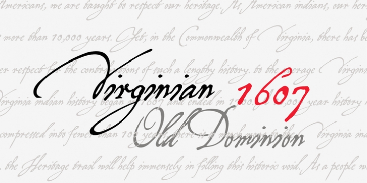 P22 Virginian font preview