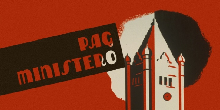 PAG Ministero font preview