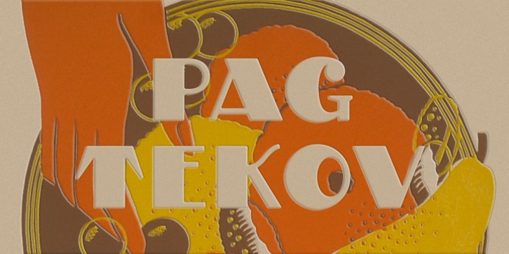 PAG Tekov font preview