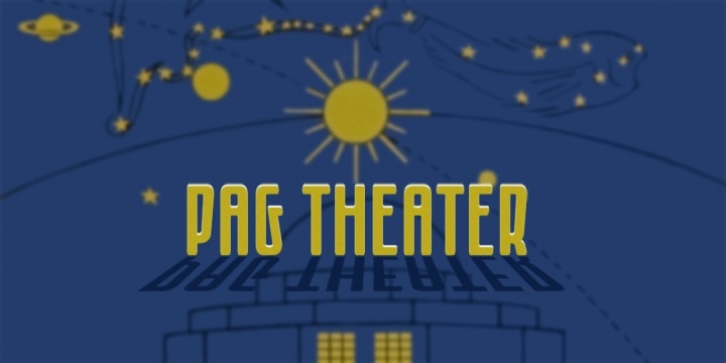 PAG Theater font preview
