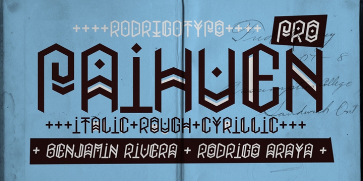 Paihuen Pro font preview