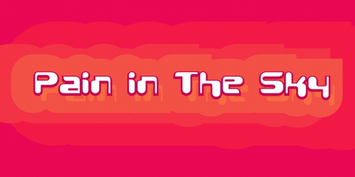 Pain In The Sky font preview