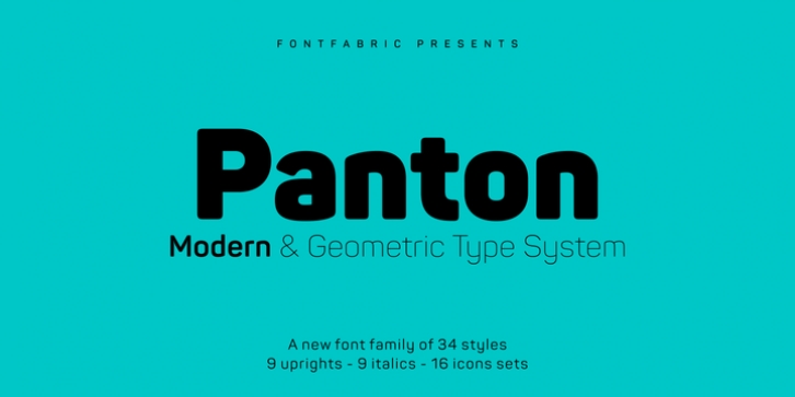 Panton font preview